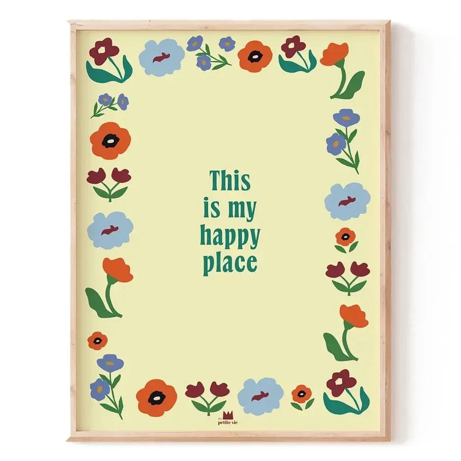 Ma petite vie - "Happy Place" Posteri | Krem