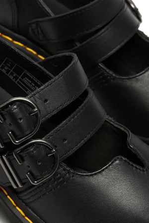Zapatos de piel con tacón grueso Mary Jane Eviee de Dr. Martens