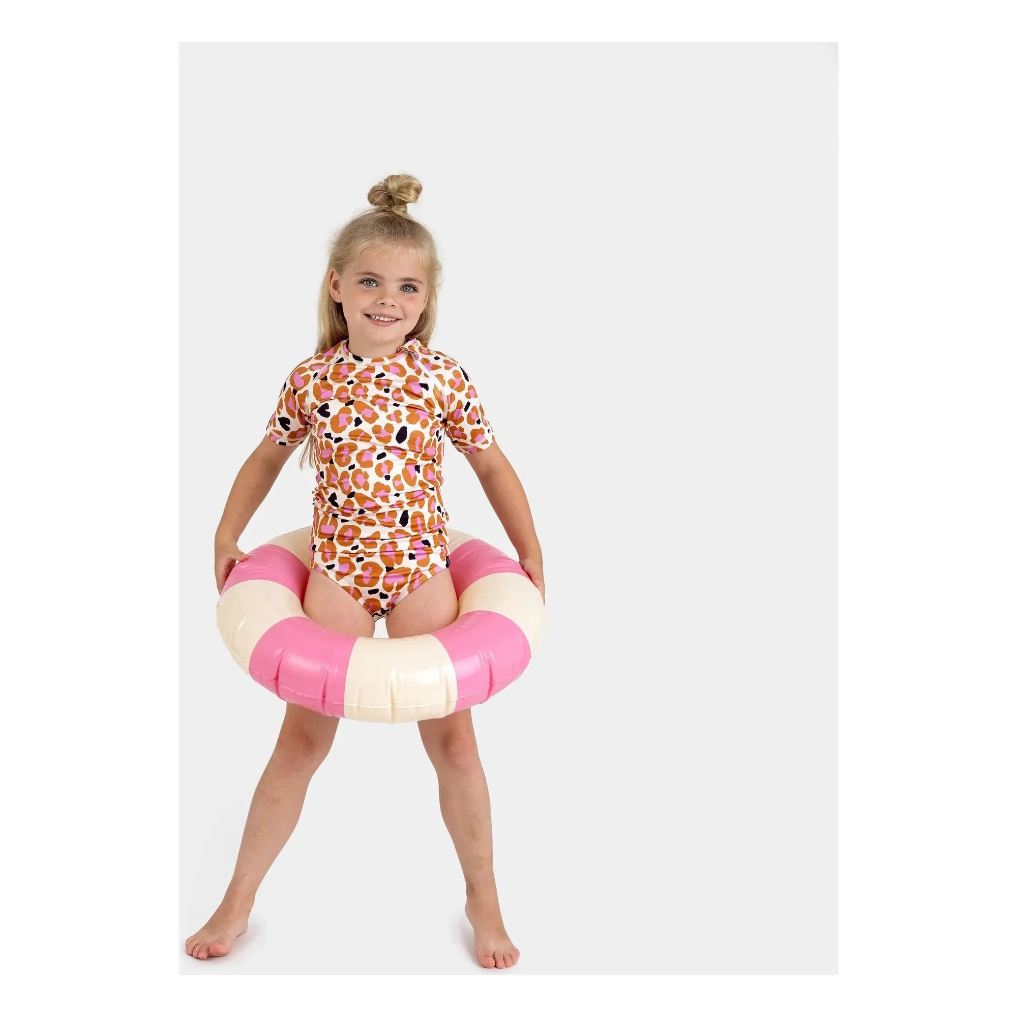 Beach & Bandits - Camiseta anti-UV Candy Leopard Fibras recicladas