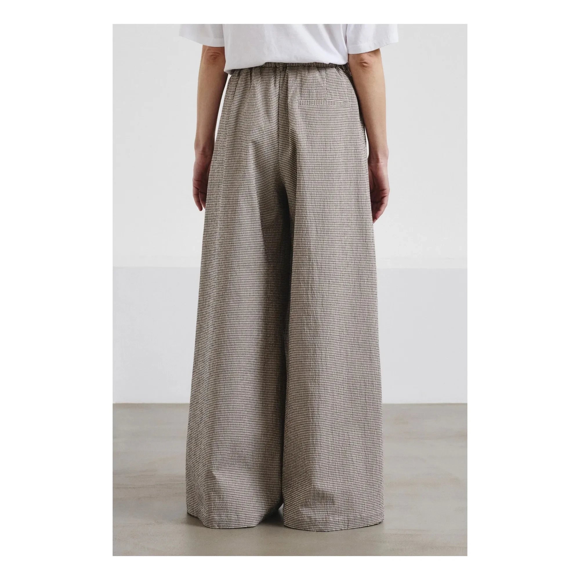 Pomandère - Pantalones de gabardina de algodón | Crema