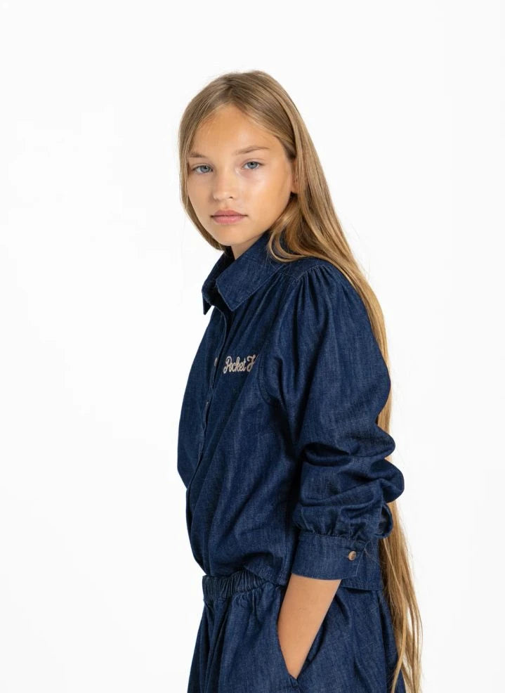 Smallable Kid - Línea Denim Blusa | Denim brut