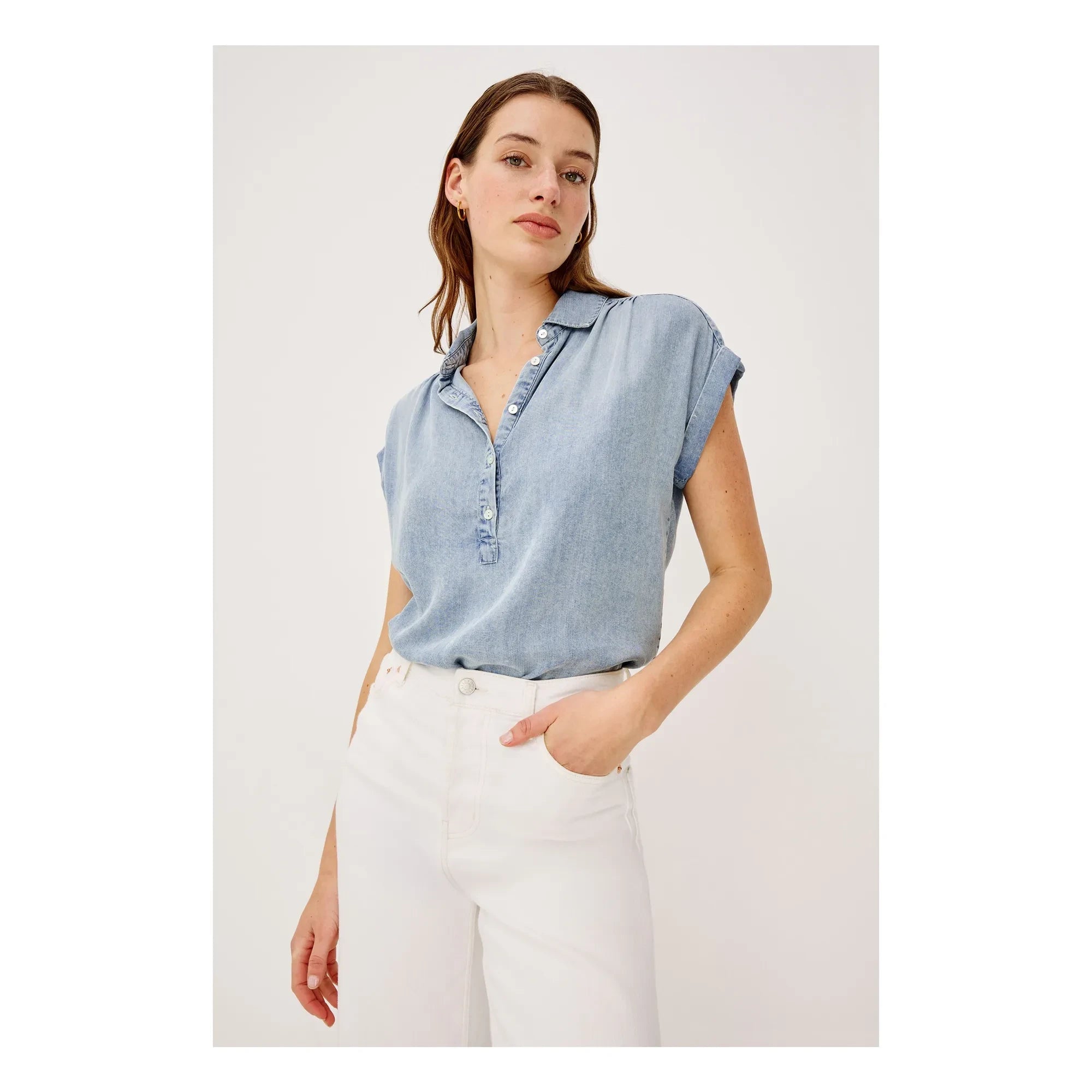 Rails - Blusa Tuscany | Azul denim