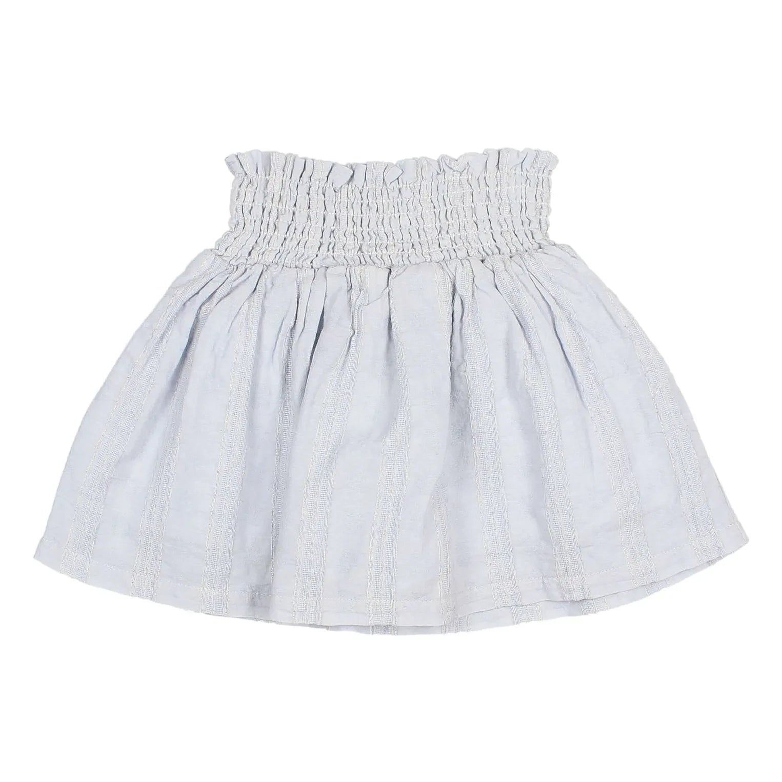 Búho - Falda de gasa de algodón Lurex | Azul claro