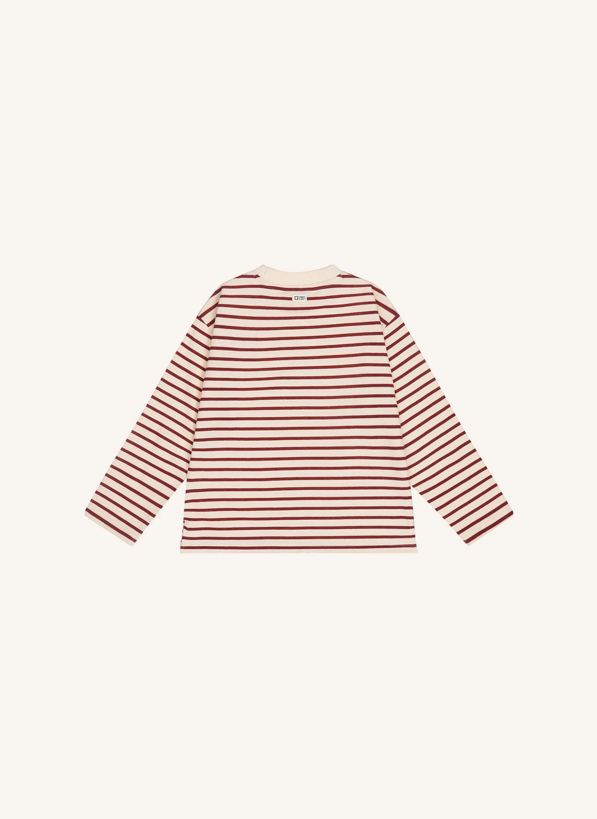 Tumble N'Dry - Celine Camiseta de Manga Larga de Algodón Orgánico | Burdeos