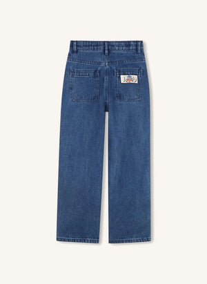 Kenzo - Jean bordado Puzzle | Azul