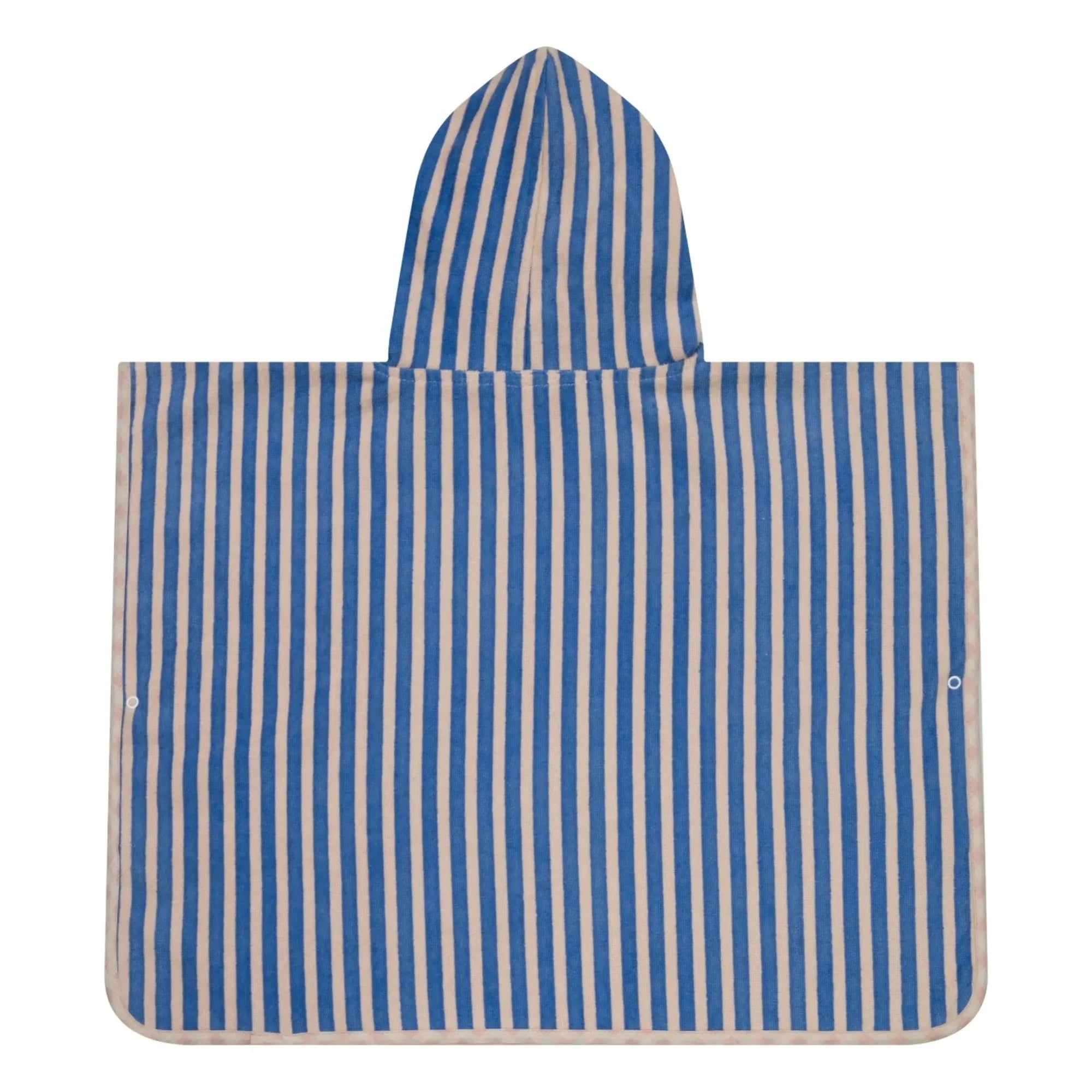 Jera Mini - Poncho de Baño de Toalla de Rayas | Rosa Claro