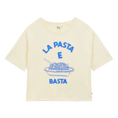 a.p - Camiseta de algodón orgánico Pasta e Basta | Azul