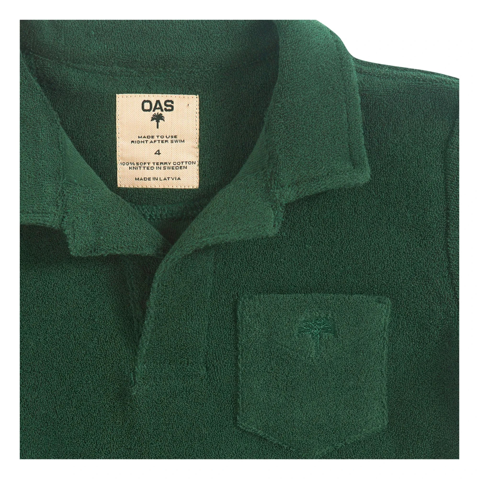 OAS - Polo de rizo | Verde cromo