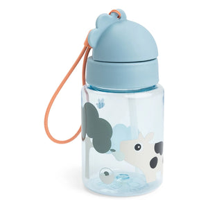 Done by deer - Botella de agua Tiny Farm - 280 ml | Azul claro