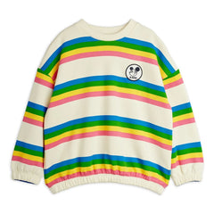 Mini Rodini - Sudadera de rayas de algodón orgánico | Crudo