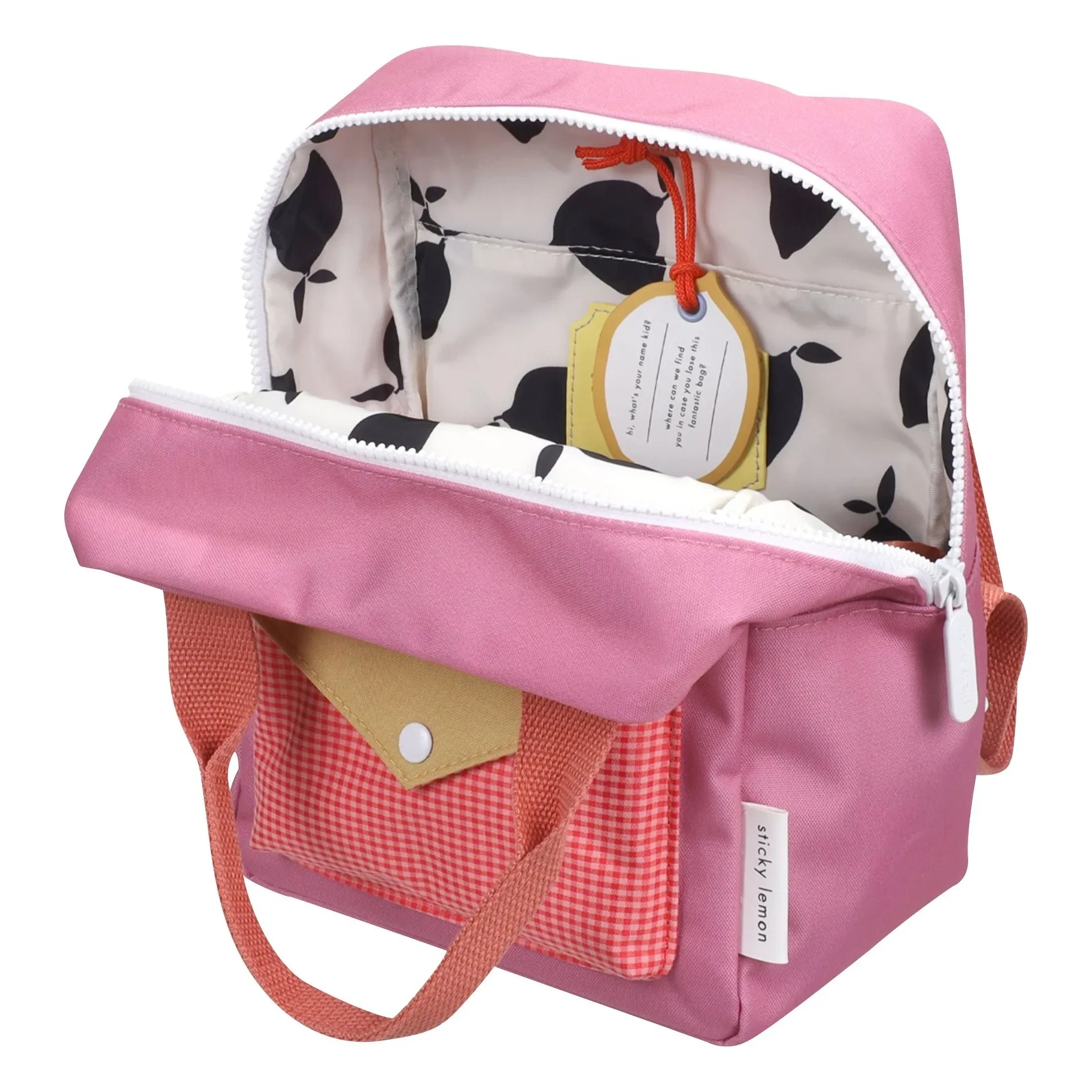 Sticky Lemon - Mochila Pequeña Sobre | Coral