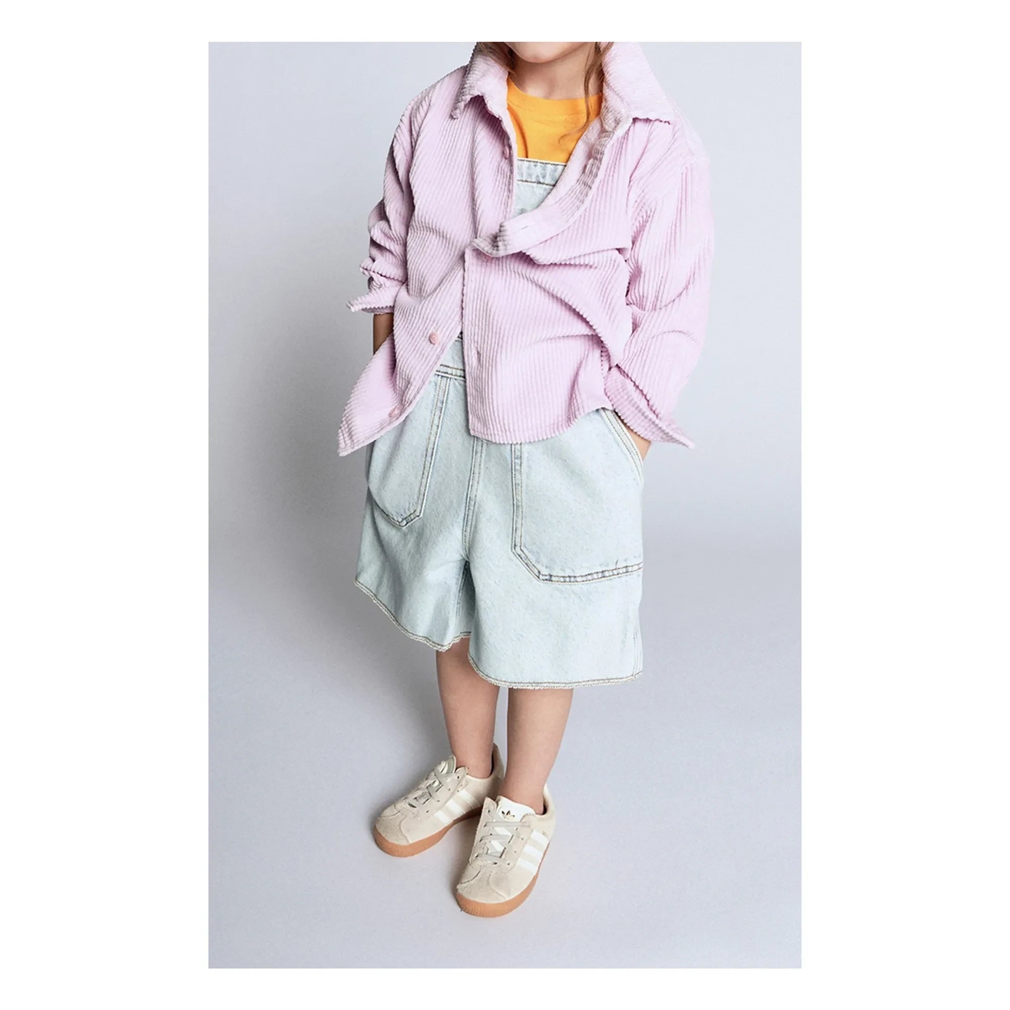 American Vintage - Camisa de Pana de Algodón Orgánico Padow | Rosa Palo