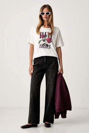 Camiseta de algodón para mujer Liu Jo