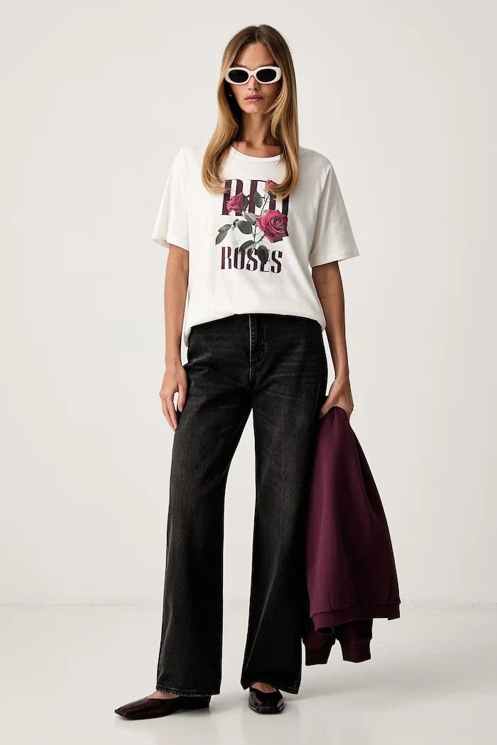 Camiseta de algodón para mujer Liu Jo