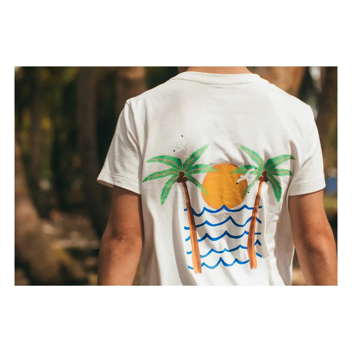 Camiseta estampada Pepita & Me - Isla Bonita | Blanca