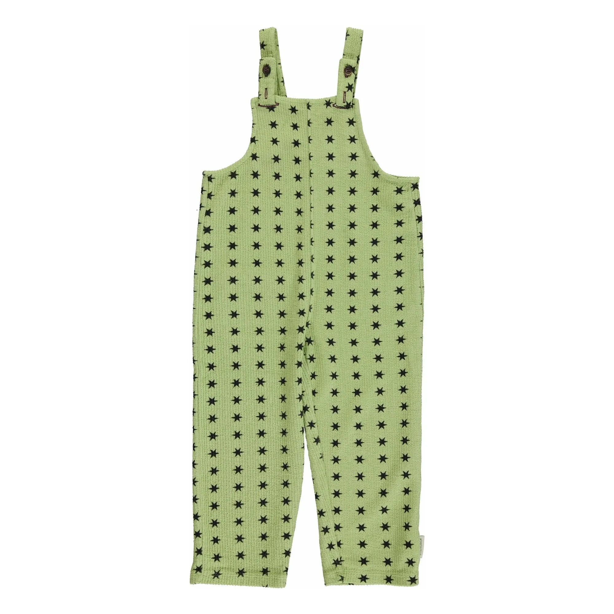 Piupiuchick - Peto de algodón orgánico acanalado con estrellas | Verde