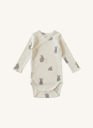 Studio Bohème - Body Orgánico de Algodón Hoho Rabbits | Ecru