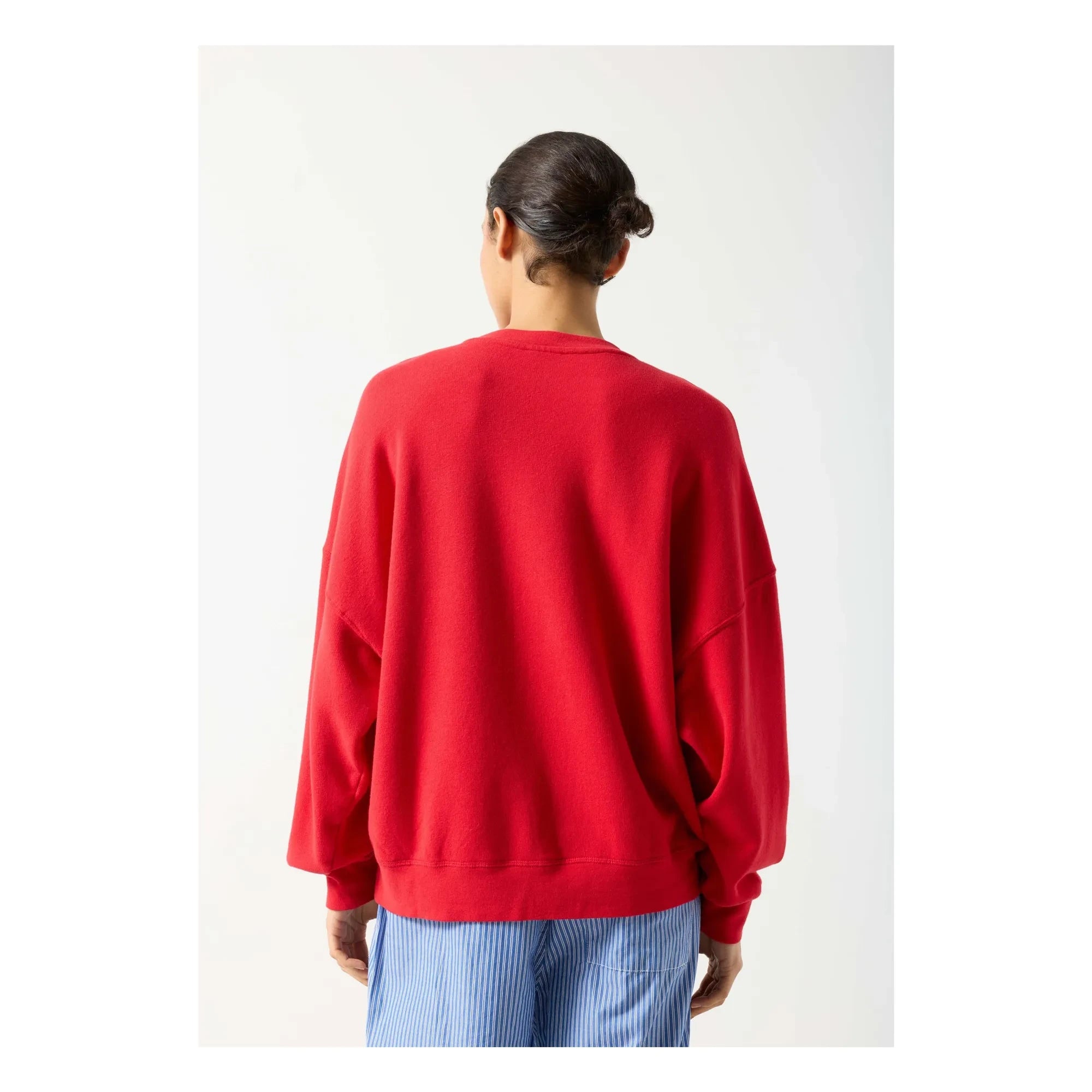 American Vintage - Sudadera de algodón Atubay | Rojo tomate