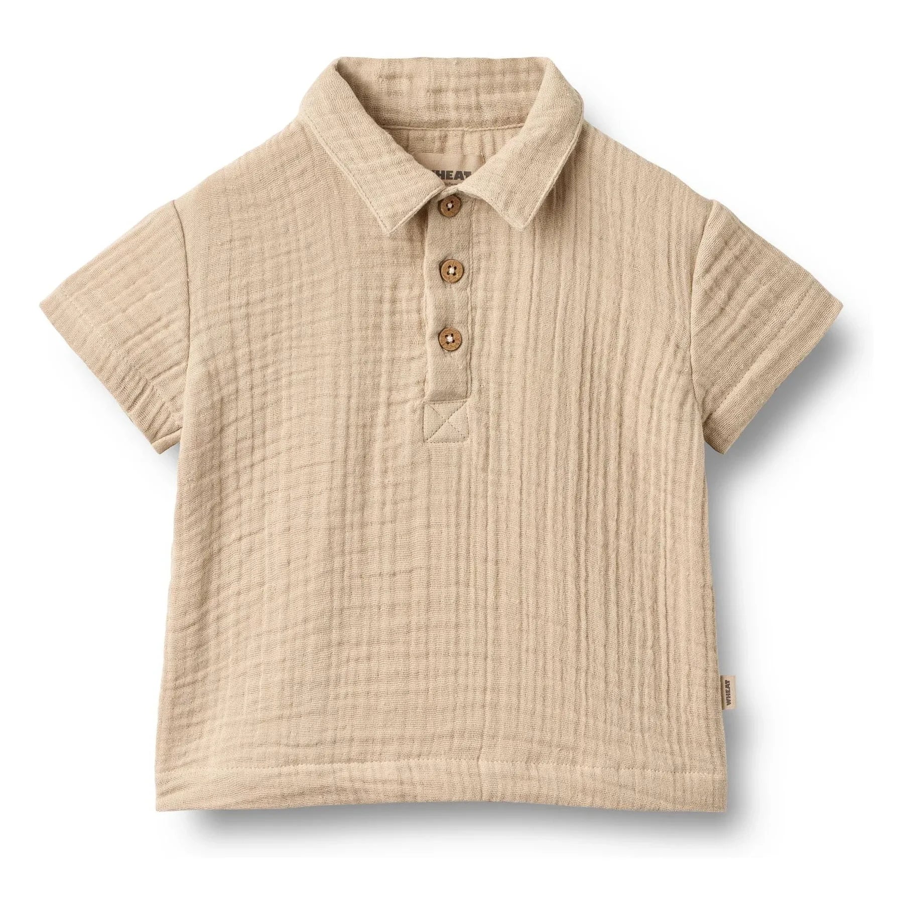 Wheat - Camisa de bebé de algodón orgánico Svend | Arena