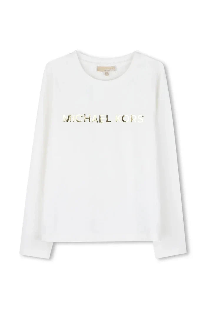 Blusa de manga larga de algodón para niños
