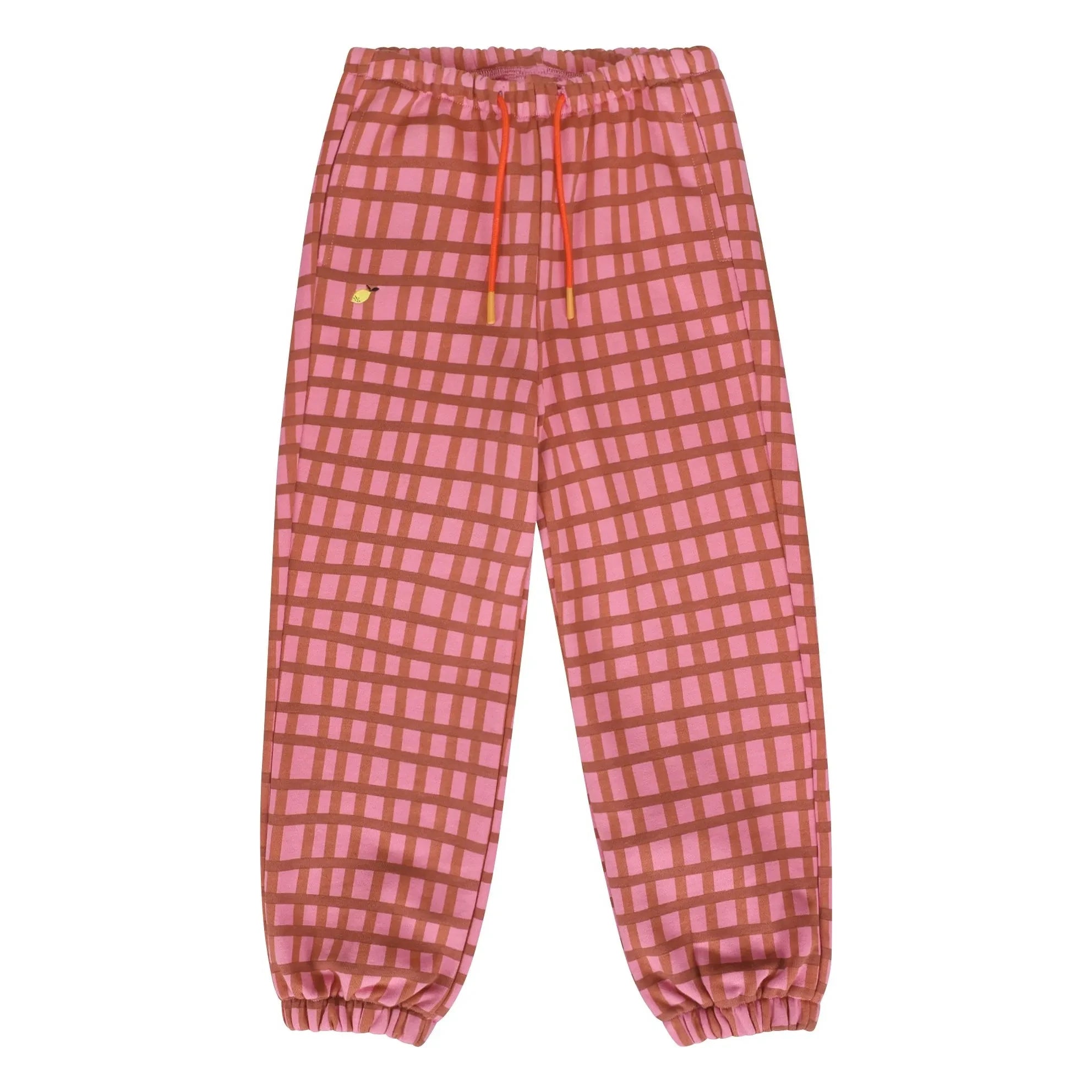 Sticky Lemon - Jogger escocés de limón | Rosa empolvado