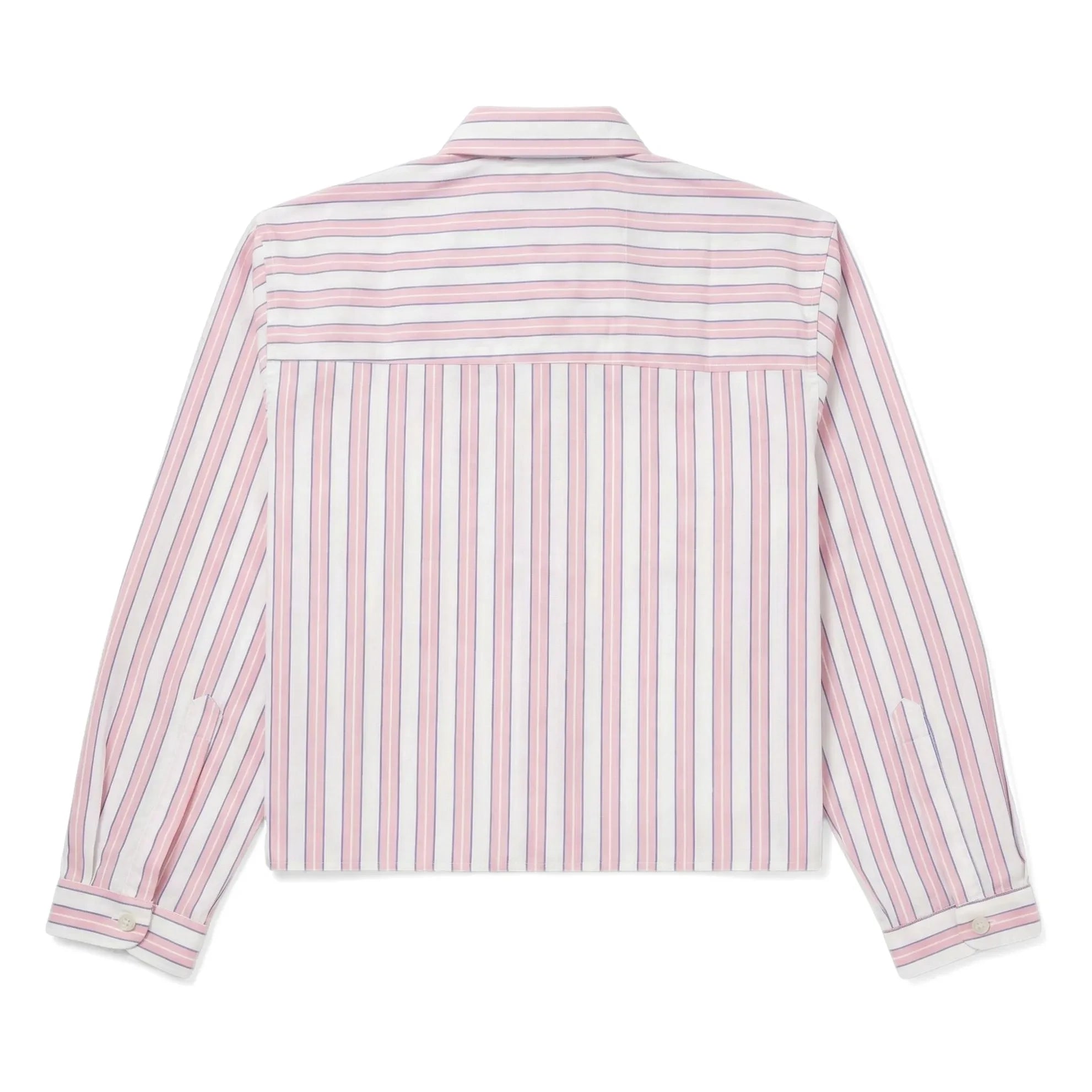Finger in the nose - Camisa Corta a Rayas Crush | Rosa Claro