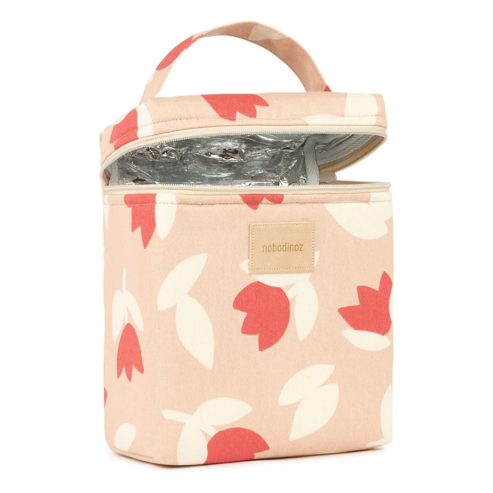 Nobodinoz - Bolsa térmica para almuerzo Hyde Park Tulip | Rojo