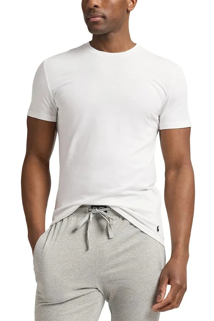 Pack de 3 camisetas básicas de algodón para hombre Polo Ralph Lauren