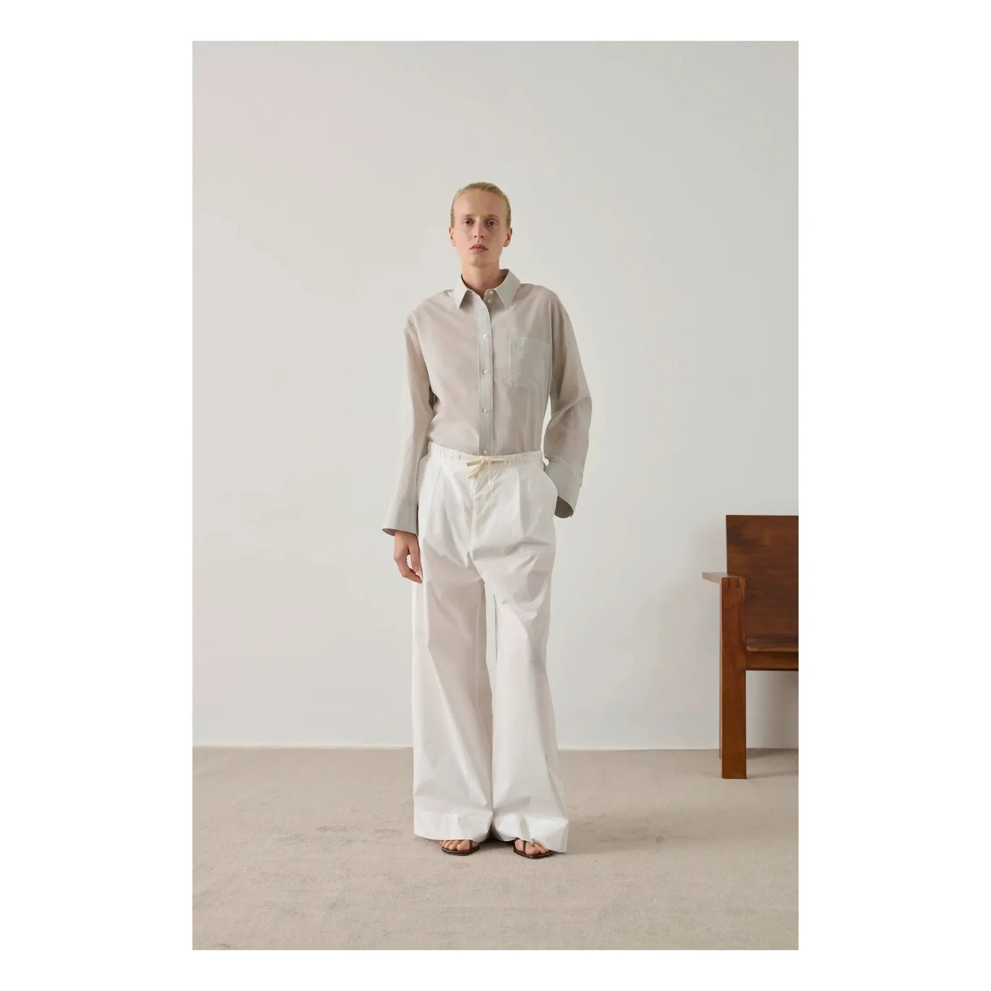 Soeur - Camisa de algodón Francesca | Gris claro