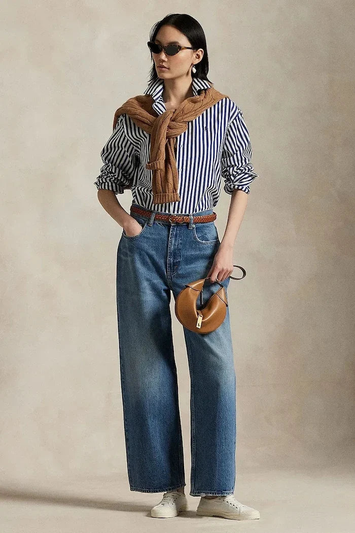 Polo Ralph Lauren Camisa de algodón para mujer