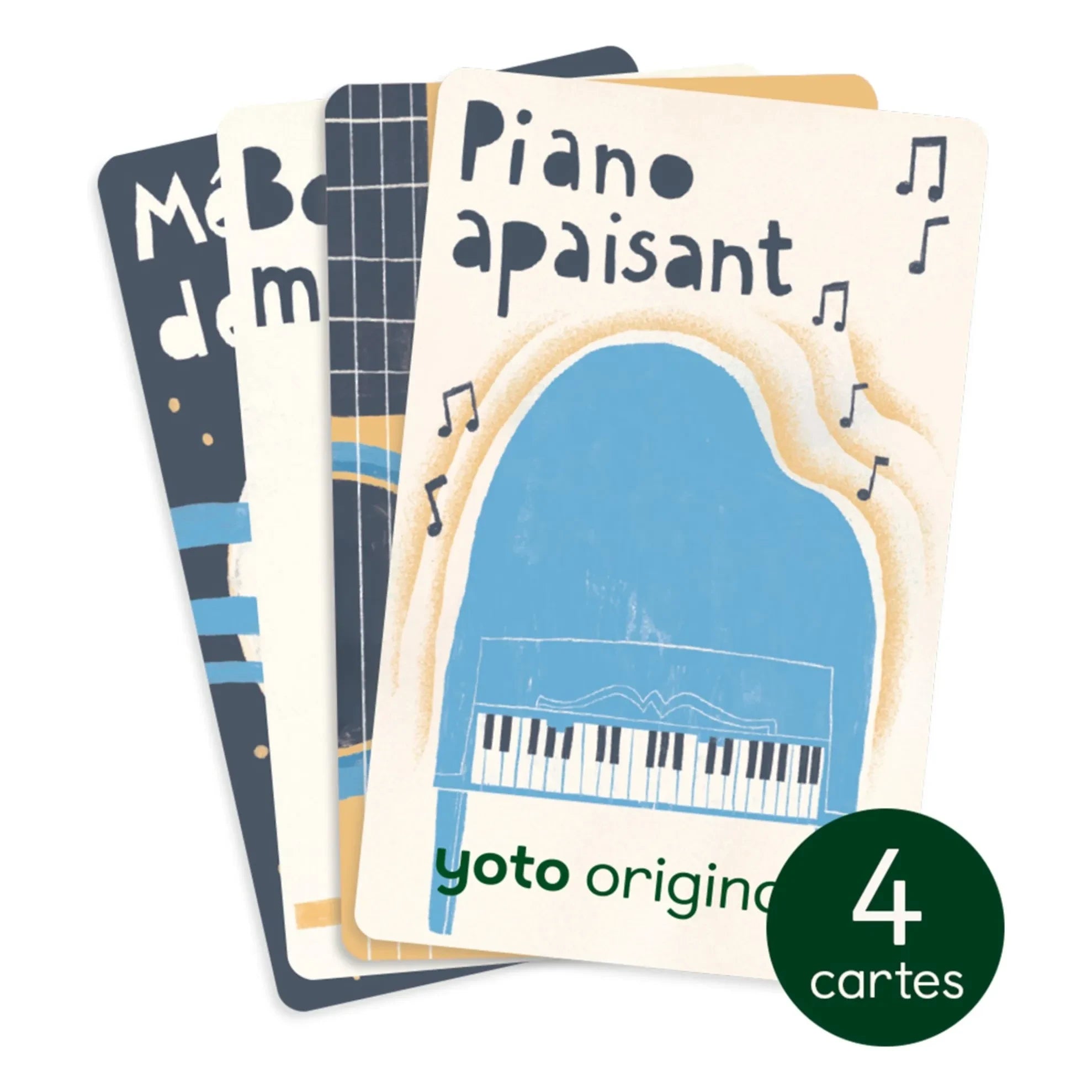Yoto Player - Tarjetas de música para dormir - Paquete de 4