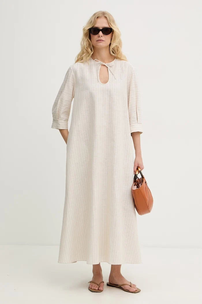 Vestido de verano de lino MM by Max Mara MEMO