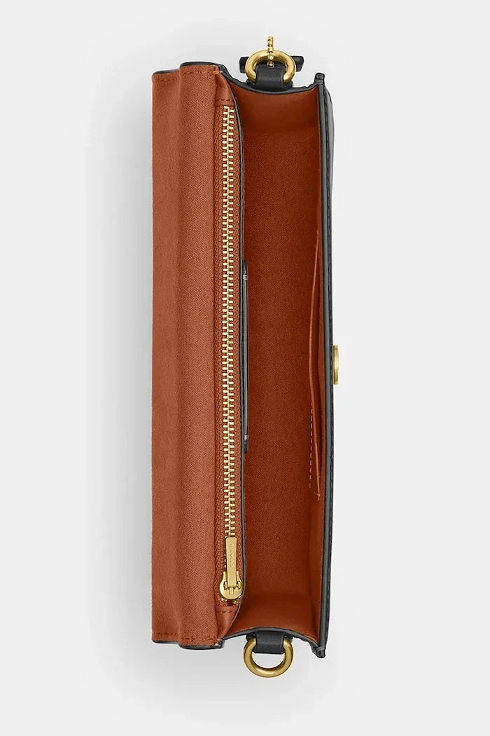 Bolso bandolera de piel Coach Elora Top Handle para mujer