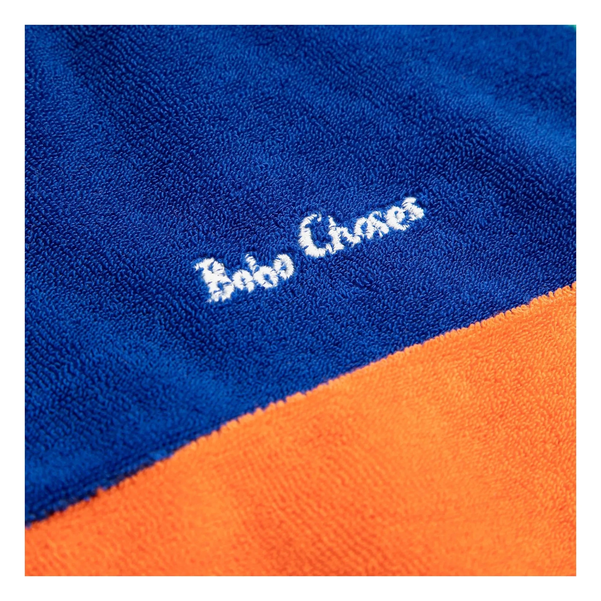 Bobo Choses - Sudadera de Bebé de Algodón Orgánico con Bloques de Color | Naranja