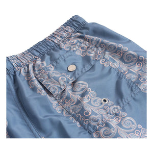 Bather - Camisa Coral Fiesta | Azul claro