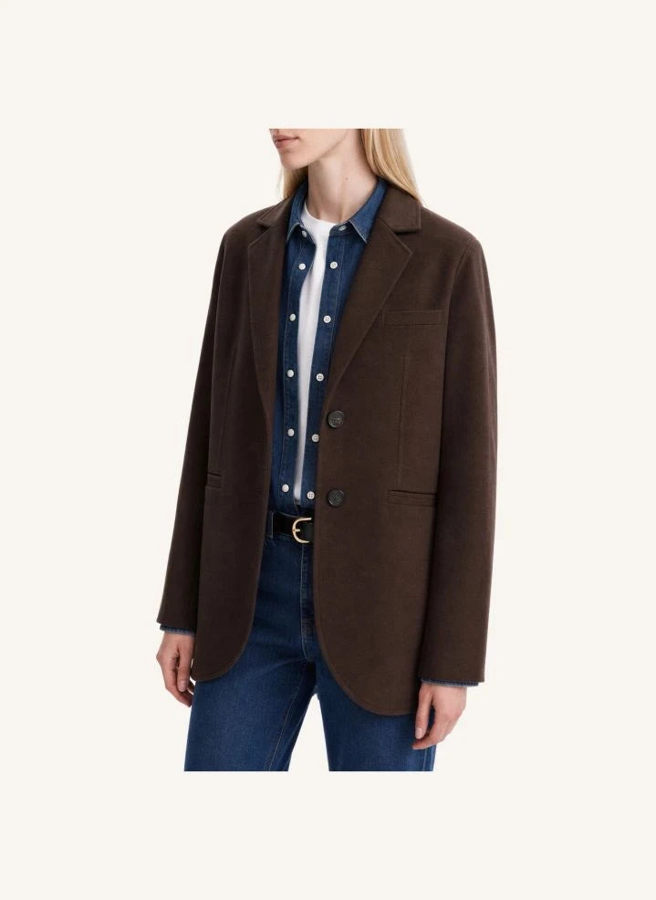 Vanessa Bruno - Marc Chaqueta de lana reversible | Chocolate