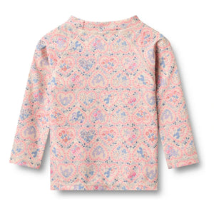 Trigo - Camiseta de fibra reciclada Dilan Fleuri con protección UV | Rosa claro