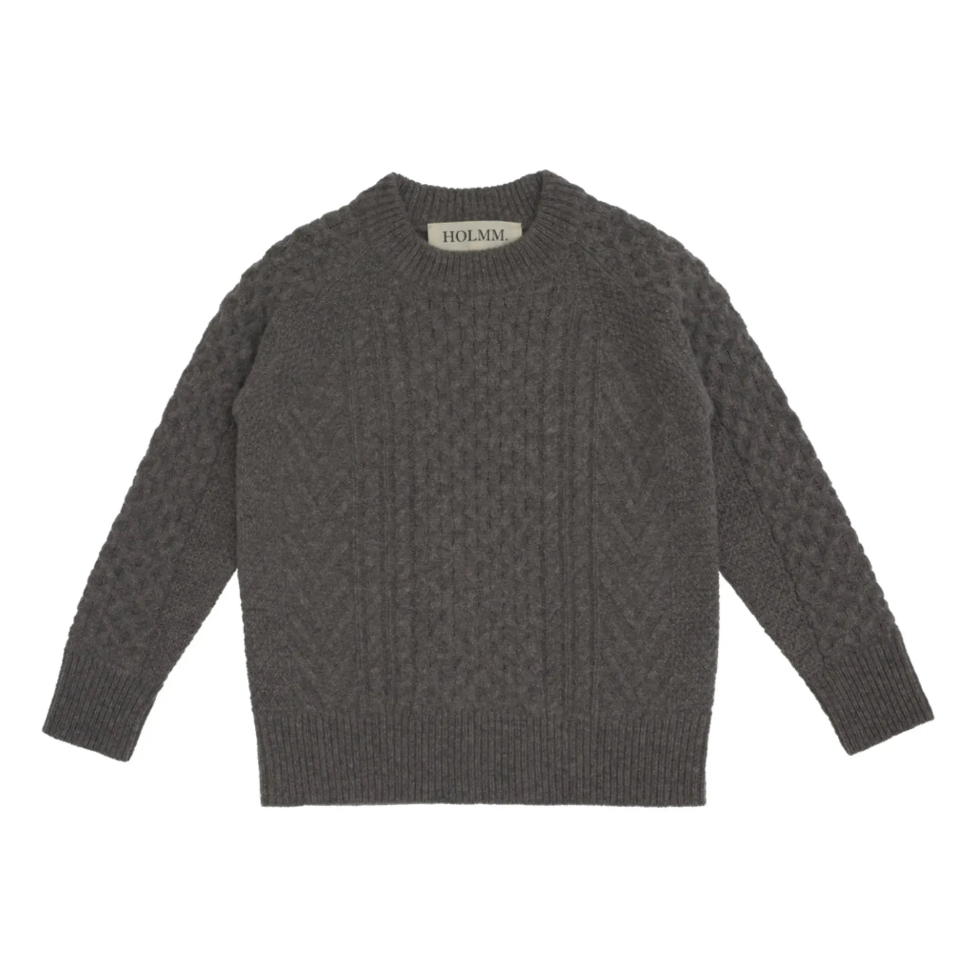 Holmm - Jersey de merino y cachemir Elsem | Gris carbón
