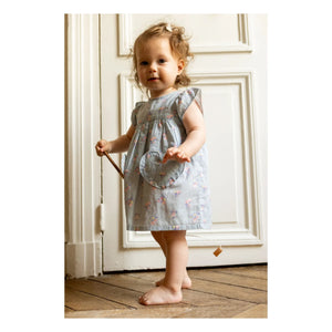 Louis Louise - Vestido Ethie Bouquets | Azul pálido
