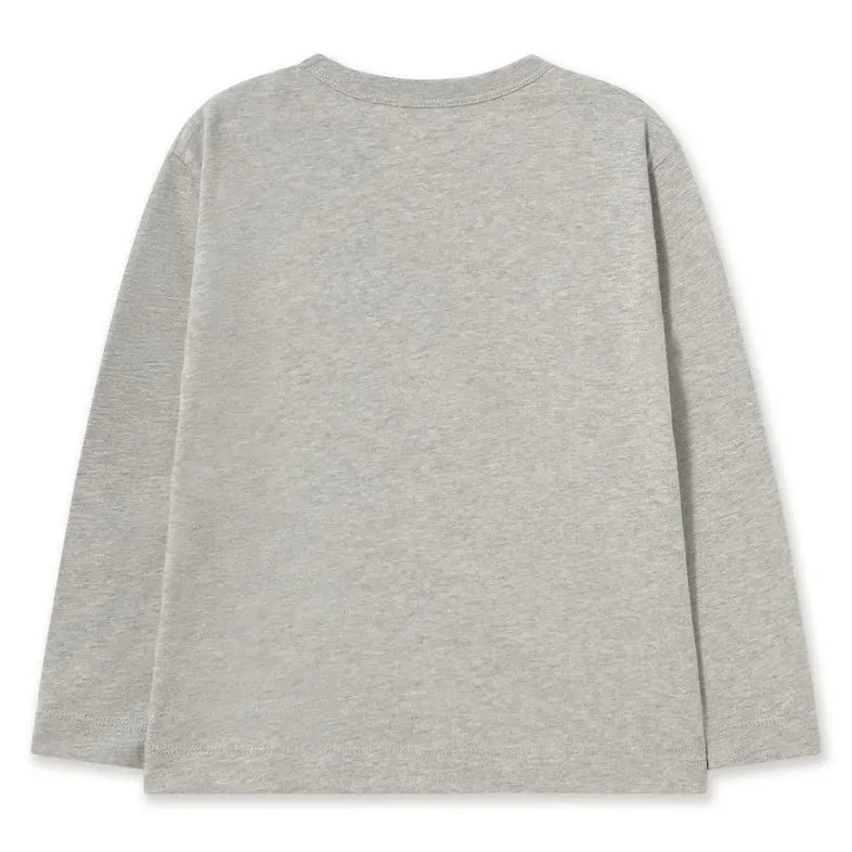 Tinycottons - Camiseta de algodón orgánico para perros | Gris jaspeado