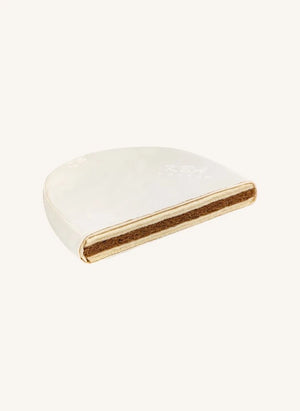 Bermbach Handcrafted - Cuna Lola y Emil para Cuna Cama Ovalada de Algodón Orgánico | Blanco