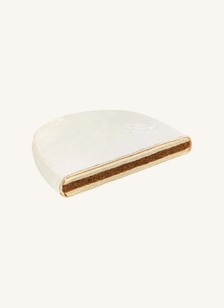 Bermbach Handcrafted - Cuna Lola y Emil para Cuna Cama Ovalada de Algodón Orgánico | Blanco