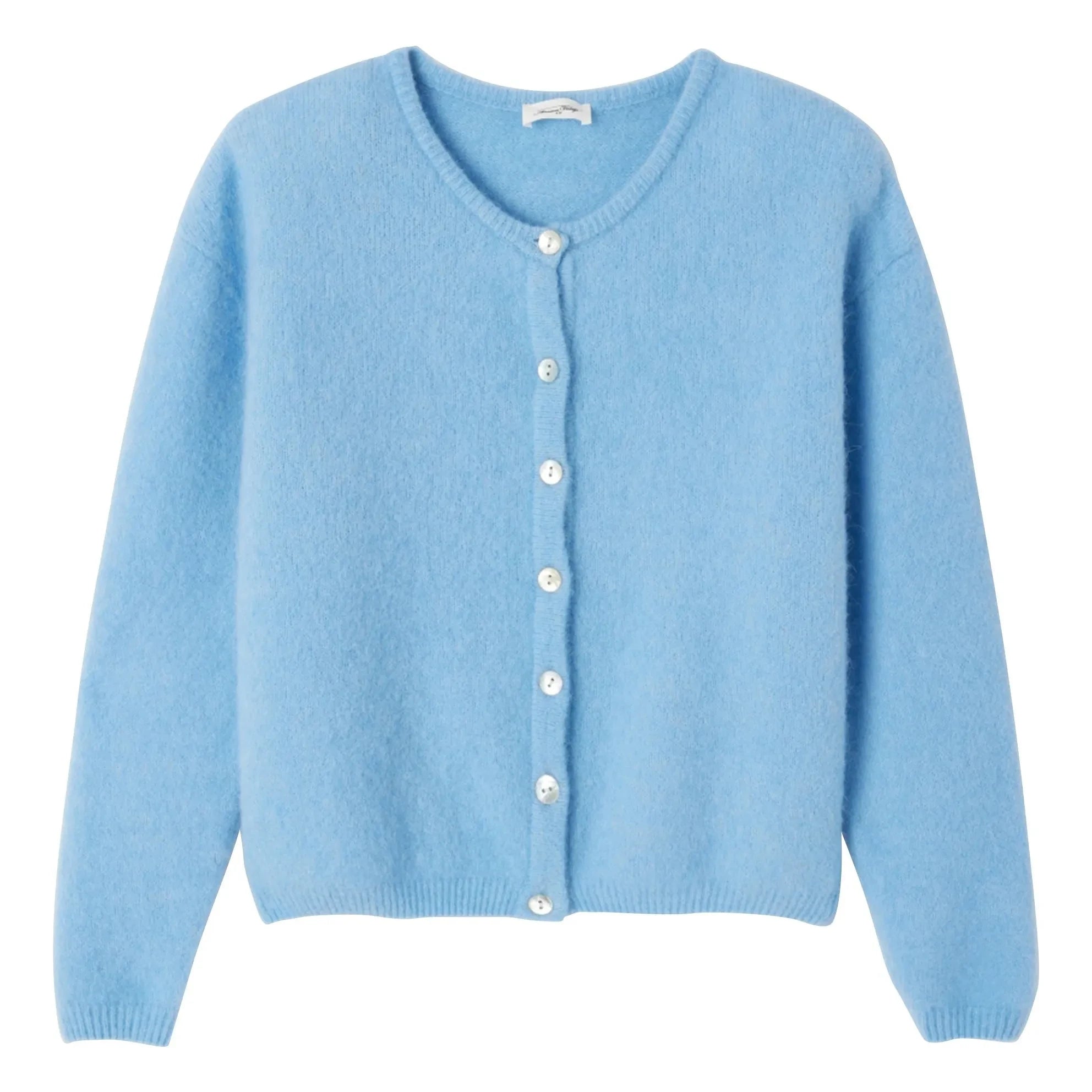 American Vintage - Chaleco Vitow de alpaca y lana | Azul claro