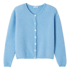 American Vintage - Chaleco Vitow de alpaca y lana | Azul claro