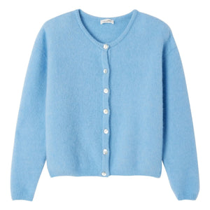 American Vintage - Chaleco Vitow de alpaca y lana | Azul claro