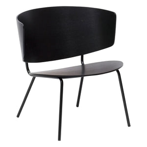Ferm Living - Silla Herman de Madera y Metal | Negra