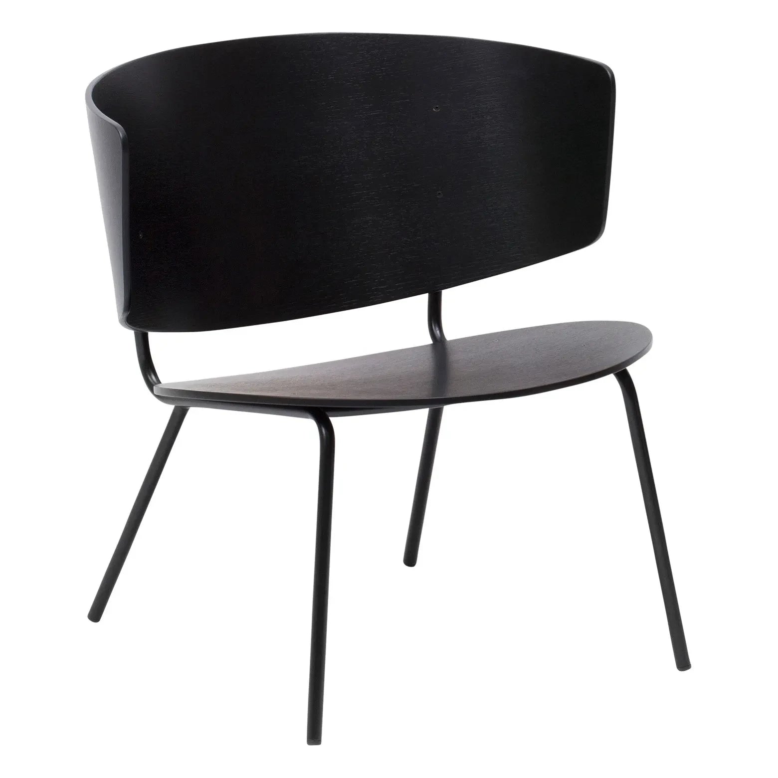 Ferm Living - Silla Herman de Madera y Metal | Negra