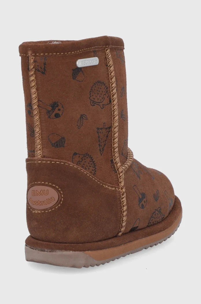 Botas de nieve infantiles de ante Emu Australia Woodland Brumby