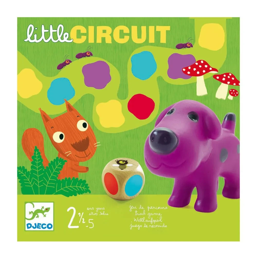 Djeco - Pequeño circuito - Juego de carrera de obstáculos