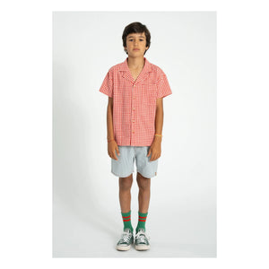 Piupiuchick - Pantalones cortos vaqueros de rayas | Azul